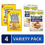 4-pk Wheat Thins Original and Triscuit Original Crackers $11.40