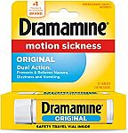 12-ct Dramamine Motion Sickness Tablets $2.86