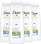 4-Pk 12-oz Dove Care & Protect Purify & Hydrate Moisturizing Shampoo $8.55