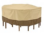 Woot Outdoor Furniture Covers: Round Patio Table & Chair Set Cover $14 & More