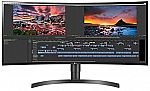 LG 34WN80C-B 34" 21:9 Curved UltraWide WQHD IPS Monitor $459.95