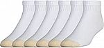 6-Pairs Gold Toe Men's Cotton Quarter Athletic Socks $6.75