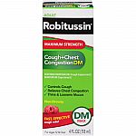 Robitussin Maximum Strength DM Liquid Medicine $0.98 (Pick-up Only)