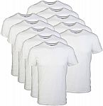 12-Ct Gildan Men's Crew T-Shirts, Multipack, White $18