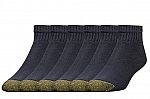 6-Pairs Gold Toe Men's Cotton Quarter Athletic Socks $6.75