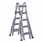 Werner 22 ft. Aluminum 5-in-1 Multi-Position Pro Ladder (375 lbs) $129