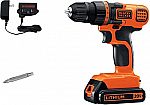 BLACK+DECKER 20V MAX Cordless Drill/Driver, 3/8 Inch $33