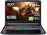 Acer Nitro 5 AN515-55-723L 15.6" FHD 144Hz Gaming Laptop (i7-10750H RTX 3060 16GB 512GB) $999