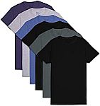 6-Pack Fruit of the Loom Men's Stay Tucked Crew T-Shirt (Small) $6
