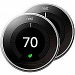2-Pack Google Nest Learning Thermostat (3rd Gen) (White) $309, Other Colors $319