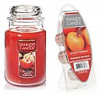 22-oz Yankee Large Jar Candle (various) + 6-Pc Wax Melt Set $13.50