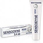 3-Pk 3.4-Oz Sensodyne Repair & Protect Teeth Whitening Toothpaste $11