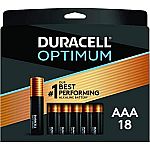 18-Ct Duracell Optimum AAA Batteries $7.15