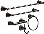 5-Piece Franklin Brass Kinla Bathroom Accessory Set $15.87