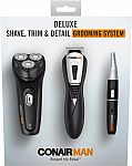 Conair ConairMan Deluxe Electric Shaver $29.99