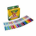 Crayola 20 Count Broad Line Classic Markers $2