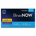 BinaxNOW COVID‐19 Antigen Self Test (2 ct.) $14
