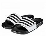 adidas Unisex Slide Sandal (White) $9.99 (or 5-Pairs $30)