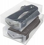 2-Count Whitmor Clear Vue Boot Storage Box $3.42