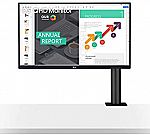 LG 27QN880-B 27" QHD Ergo IPS Monitor $299