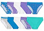 10-Pack Fruit of the Loom Girls' Underwear (Size 14) $2.50