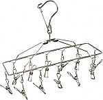 Honey-Can-Do DRY-01102 Clothes Drying Hanger Rack with 12 Clips $3.87