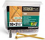 5lb Deck Plus 48422 Wood Screws #10 x 3-1/2" $17.70