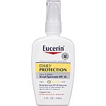 4-Oz Eucerin Daily Protection Face Lotion (SPF 30) $6.64