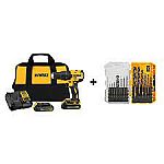 DEWALT 20V 1/2-in Brushless Drill + Charger + 2-Batteries $99