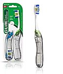 2-Pack GUM Travel Toothbrush with Antibacterial Bristles $3