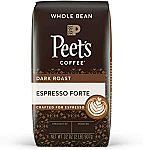 32 Oz Peet's Dark Espresso Roast Whole Bean Coffee $11