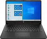 HP 14" 14-dq0001dx HD Laptop (N4020 4GB 64GB Black) $199.99