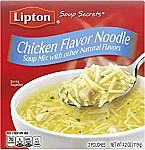 12-pack Lipton Soup Secrets Instant Soup Mix With Real Chicken Broth Flavor 4.5Ounce $10