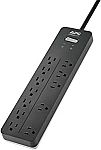 APC 12-Outlet Surge Protector Power Strip 2160 Joules $14