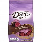 19.52-oz Dove Milk Chocolate & Dark Chocolate Hearts $7