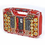Ontel Battery Daddy Storage Case w/ Tester (Holds 180 Batteries) $14.99