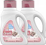 2-Pack 50-oz Dreft Stage 1: Newborn Laundry Detergent Soap $13.45