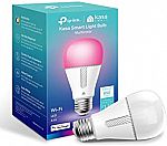 TP-Link Kasa KL130 Smart Wi-Fi LED Multicolor Light Bulb $8