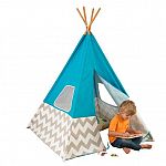 KidKraft Deluxe Bamboo and Canvas Play Teepee $28.52