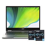 Acer Spin 3 13.3" WUXGA Touch Laptop (i3-1115G4 8GB 256GB) $450