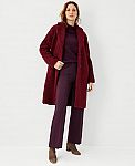 Ann Taylor - Sherpa Cocoon Coat $64.88 (75% Off)