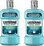 2-Count 1-L Listerine Antiseptic Mouthwash (Cool Mint) $7.50