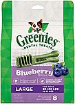 Greenies Blueberry Natural Dental Dog Treats, 12oz Packs $8