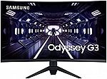 SAMSUNG 32" Odyssey G3 Ultrawide 1500R Curved Gaming Monitor $229