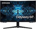 SAMSUNG Odyssey G7 Series 27" WQHD Gaming Monitor $449