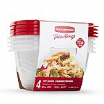 4 Pack Rubbermaid TakeAlongs Food Storage Containers (5.2 Cup) $2.46