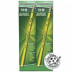 96-Ct Ticonderoga Wood-Cased Graphite #2 HB Pencils $4.49