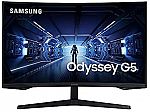 SAMSUNG 32” Odyssey G5 WQHD Curved Gaming Monitor $312.43