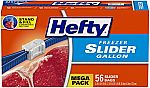 56-Ct Hefty Slider Freezer Storage Bags (Gallon) $5.92