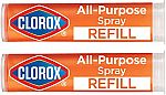 2 Clorox All-Purpose Cleaning Refill Cartridge $2